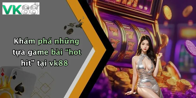 Khám phá những tựa game bài “hot hit” tại vk88